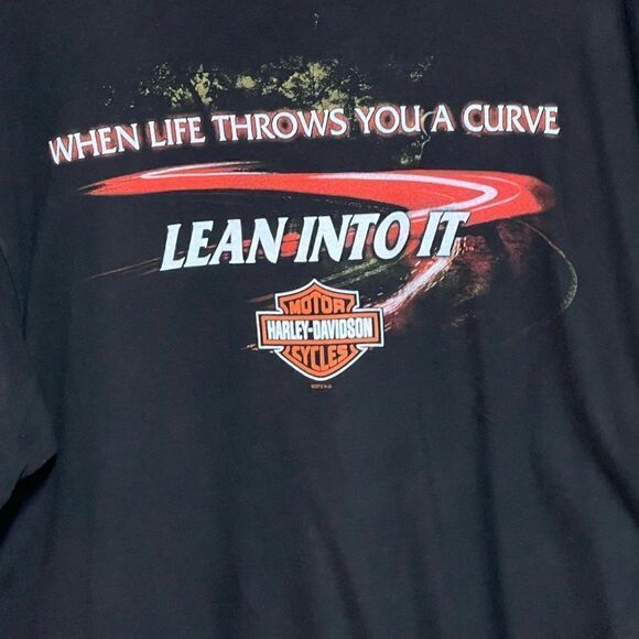 Vintage 2000 Harley Davidson Sea Coast North Hampton, NH Black Tee Shirt Mens 2X - Picture 4 of 7